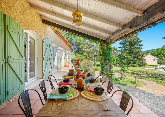 Provencal With Pool In Collobrieres Holiday home